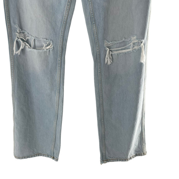 NWT $295 RE/DONE 90S HIGH RISE LOOSE BLEACH DESTROY JEANS - Picture 4 of 12